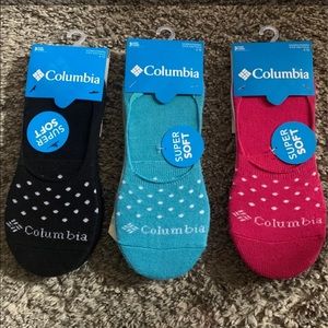 Columbia No Sock 3 Pack Socks